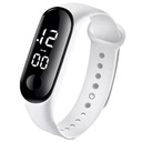 Цифровые силиконовые часы Simple-White