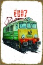 Декоративная табличка Локомотив ЕС 07