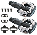 Педали Shimano PD-M520 mtb SPD черные + шипы BOX