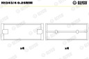 GLYCO H1343/4 0.25MM_R COUSSINETS PRINCIPALES JEU GLYCOphoto 7