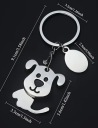 PORTE-CLÉS CADEAU SUPPORT PIES GRAVEUR DZIEN OJCA AZUROWY IMIE BOÎTIER C4163photo 4