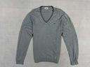 Lacoste sweterek v-neck męski logo unikat ideał L Marka Lacoste