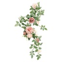 Sztuczny kwiat wiszący łuk ślubny kwiat do altany domowej w kolorze różowym Wysokość maksymalna 0 cm