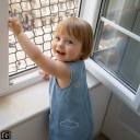 Міцна захисна сітка для двоярусного ліжка вікно сходи балкон 105х200см