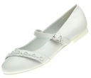Buty Komunijne AMERICAN Białe Komunia Baleriny 36