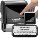 TRODAT STAMP 4913 НА 8 СТРОК ДИЗАЙН КОРПОРАТИВНОГО ЛИЧНОГО ОФИСА + ЛАСТИК