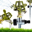 САДОВЫЙ ДОЖДЕВАТЕЛЬ, ИМПУЛЬСНЫЙ, ВРАЩАЮЩИЙСЯ, 360°, МЕТАЛЛ, РЕГУЛИРУЕМЫЙ, ПОЛЕ