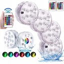 4x ПОДВОДНЫХ ОСВЕЩЕНИЯ ДЛЯ БАССЕЙНА RGB СВЕТОДИОДНАЯ ЛАМПА С ДИСТАНЦИОННЫМ УПРАВЛЕНИЕМ