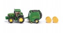 SIKU 1665 JOHN DEERE ТРАКТОР С ПРЕСС-ПРЕСС-ПЫТОМ