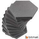 PANEL Akustyczny ŚCIENNY Tłumiący Absorber HEXAGON sześciokąt Bitmat 3cm