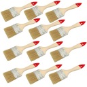 12x PĘDZEL MALARSKI PŁASKI PROSTY 50MM UNIWERSALNY