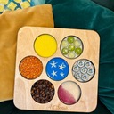 Мультисенсорная сенсорная доска Монтессори.