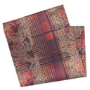 Элегантный мужской нагрудный платок - Alties - Медно-красные оттенки