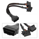 1 do 2 OBD Adapter Splitter Y Przedłużacz kabla Waga produktu z opakowaniem jednostkowym 1 kg