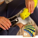 Хула-хуп с магнитными выступами для похудения, складной массажер с шариками