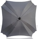 Univerzálny dáždnik štvorec do kočíka šedý UV