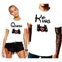 Футболки для пар QUEEN&KING День святого Валентина Комплект футболок L