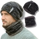 CZAPKA KOMIN KOMPLET SZALIK GOLF KOMINIARKA OCIEPLANA ZIMOWA MĘSKA 5 KOLOR