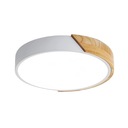 СВЕТОДИОДНЫЙ ПОТОЛОЧНЫЙ СВЕТИЛЬНИК, КРУГЛЫЙ ДЕРЕВО, 24ВТ, 6000К