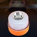 2X ФАРА ПОПЕРЕДЖУВАЛЬНА МИГАЛКА LED (СВІТЛОДІОД) Z AKUMULATOREM V16 ЖОВТА БІЛА  (18488333633) фото min 8