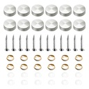 12шт. Стеклянная мебель, нержавеющая фиксированная нержавеющая сталь