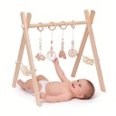 Дерев'яний розвиваючий центр Baby Gym для розвитку та гри немовлят