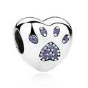 Подвеска-подвеска Heart Paw Paw, серебро S925