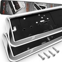 РАМКИ НОМЕРНЫХ ЗНАКОВ ХРОМИРОВАННАЯ НЕРЖАВЕЮЩАЯ СТАЛЬ КОМПЛЕКТ РАМОК НОМЕРНЫХ ЗНАКОВ