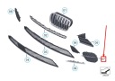 BMW X5 E70 PARE-CHOCS AVANT GAUCHE OUVERT GRILLE 51117222857 7222857photo 10