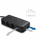 РОЗПОДІЛЮВАЧ ГНІЗДА ПРИКУРЮВАЧА 12-24V USB ROZGALEZNIK ЗАРЯДНИЙ ПРИСТРІЙ QC 3.0  (18669873504) фото min 4