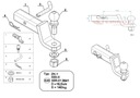 BOLA ADAPTADOR DE BARRA DE REMOLQUE HOLOWNICZEGO EE.UU. 50X50 STEINHOF ZK-1 MAZDA CX-5 CX-7 CX-9 