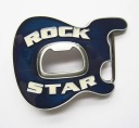 ROCK STAR синяя гитара, открывашка, застежка