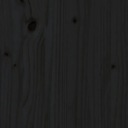 vidaXL Nočný stolík, čierny, 50x35x61,5 cm, masívne borovicové drevo Kód výrobcu 813687
