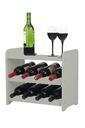 Regał na wino RW-16-08P_LGR JASNOSZARY / OUTLET