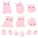 МИНИАТЮРНАЯ СВИНКА ОРНАМЕНТ ДЕКОРЫ ИЗ СМОЛЫ МОХ