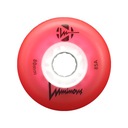 СВЕТЯЩИЕСЯ КРАСНЫЕ КОЛЕСА 80 ММ ДЛЯ РОЛИКОВ