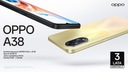 Смартфон OPPO A38 4/128 ГБ золотого цвета