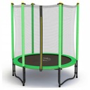 TRAMPOLINA OGRODOWA z siatką DOMOWA BATUT DLA DZIECI 140cm BEZPIECZNA 4,6FT