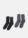 Ponožky dámske beztlakové 100 dlhé 2-pack Značka Sinsay