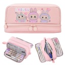 Лаббубу школьный карандаш корпус большой мульти -хамбер розовый