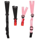 6 SZT. VERSATILE BELT PODBRODKOWY DO HELMET FORM Y CZARNO-ROZOWY  photo 4