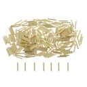 200 Pieces Copper Single Barrel Crimp Sleeves