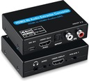 Ekstraktor dźwięku ARC HDMI 4K HDR HDCP2.2 Toslink XGETOP