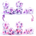 GLAMOUR ZESTAW 7 KOŚCI KOSTEK RPG