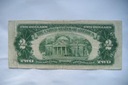 Banknot USA 2 $ Dolar 1953 r. seria B Czerwona pieczęć Kraj USA
