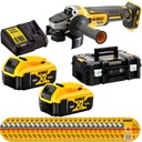 Аккумуляторная шлифовальная машина DeWalt DCG405P2 18В 2x5Ач АКЦИЯ