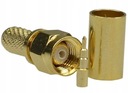 Коаксиальный разъем SMA 50 Ом, обжатый до H155