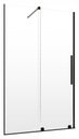 FURO DWJ 130x200 RADAWAY LEWE Черная душевая дверь