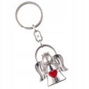 БРЕЛОК АНГЕЛ С СЕРДЦЕМ - металл для ключей