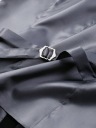 ТЕМНО-СИНИЕ ПРЯМЫЕ БРЮКИ ЖИЛЕТ ДВУБОРТНЫЙ ВЕЛЮРОВЫЙ SHEIN 5XL